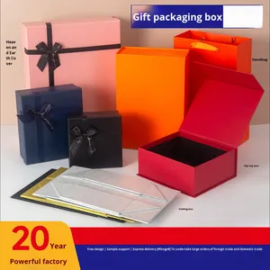 Tùy Chỉnh Sang Trọng Tông Gấp Từ Tái Chế Hộp Quà Tặng Kích Cỡ Khác Nhau Cho Nến Mỹ Phẩm Ví Và Quà Tặng - Product Image 3