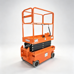 SAGA Mini-élévateur à ciseaux électrique autopropulsé de 20, 30 et 40 pieds avec certification CE - Product Image 5