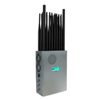 Inhibidor de Señal de Teléfono Celular 2025 Portátil con 28 Antenas, Radio FM, Wi-Fi 6e, Wi-Fi 2.4G/5G, GPS, Lojack, UHF, VHF, 433, 315, 868, GSM, 3G, 4G, 5G