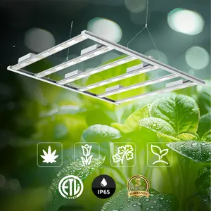 Sansi alta calidad plegable aluminio IP65 800W 1000W comercial Veg Industrial inteligente LED planta crecer Luz