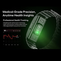 JCVital 2501 SDK APL OEM ODM Monitor Inteligente con Sistema de Seguimiento para Soluciones Médicas, Pulsera de Actividad con Sistema de Análisis de Salud con IA