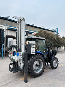 Máquina Perforadora de Pozos de Agua Montada en Triciclo Móvil de Tres Ruedas con Motor Diésel, con Caja de Cambios y Bomba, en Oferta - Product Image 3