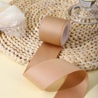 Ruban en polyester et coton mat de style coréen, double face, épaissi, pour nœuds DIY, 96 couleurs en stock, vente en gros