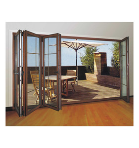 JBD en gros insonorisé <span class=keywords><strong>accordéon</strong></span> bi pli pliant <span class=keywords><strong>fenêtre</strong></span> et <span class=keywords><strong>porte</strong></span> en bois coulissante pli fenêtres et portes en aluminium - Product Image 6