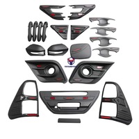 Kit de conversion de carrosserie de pick-up, ensemble complet de garnitures extérieures en ABS, couvre-rétroviseurs pour Hilux Revo 2015+