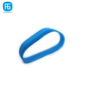 Pulsera de silicona NFC personalizable, brazalete de 13,56 MHZ, ISO 14443A 213, Chip NFC, programable - Product Image 6