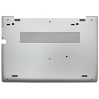 Boîtier d'ordinateur portable HP EliteBook 840 G5 ABCD argenté avec trou pour lecteur d'empreintes digitales, couvercle arrière LCD, cadre avant, repose-poignets et base inférieure