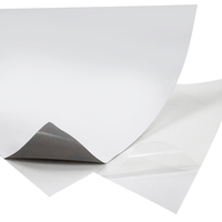 Film de lamination transparent mat givré en cuir brillant avec grille, papier autocollant blanc imprimable pour encre à jet d'encre, autocollant personnalisé