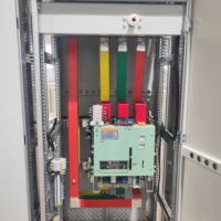 Gabinete de Distribución de Energía Trifásico de Baja Tensión GGD de Alta Calidad, Panel de Control de Doble Puerta con Alta Capacidad de Ruptura
