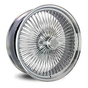 Cerchi a Raggi 18x8 20x8 22x8 24x10 Pollici, <span class=keywords><strong>100</strong></span> Raggi 150 Raggi, Stile Americano Standard, Cromati, Ruote a Raggi da <span class=keywords><strong>20</strong></span> Pollici per Auto d'Epoca - Product Image 1