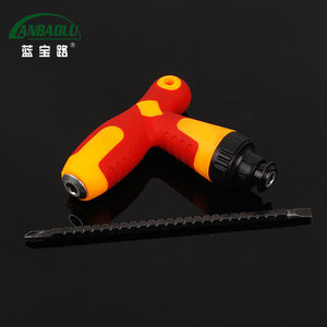 Anbaolu Multi-Functional Quick Change <b>Screwdriver</b> Flat Head Bit Anti-Slip Handle Diy Tool - Product Image 2