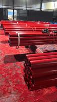 Tuyau en acier au carbone rainuré pour sprinkler d'incendie, certification UL FM, ASTM A795 SCH10 SCH40, pour conduite d'hydrant d'incendie