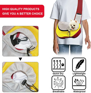 Free sample Custom Size Logo Hands-free Walk the <b>Dog</b> Sling Belt Bag with Leash and Water Bottle Attach - Product Image 3