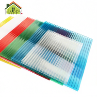 Toiture en polycarbonate massif de 10 mm découpée sur mesure, résistante au feu, transparente, pour entrepôts