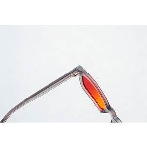 <span class=keywords><strong>Gafas</strong></span> de Acetato para Bloquear la Luz Azul con Lentes CR39 Rojo Anaranjado, Colores Personalizables para Mejorar la Calidad del Sueño - Product Image 4