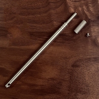 Stylo à huile à bord en acier inoxydable Nattools, bricolage à la main, Structure Simple, peut être démonté et nettoyé, ne rouille pas, outils de fabrication en cuir