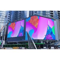 HD P5 layar tampilan LED luar ruangan warna penuh IP65 tahan air HDR10 + Adobe RGB 98% Harga kompetitif dinding Video iklan