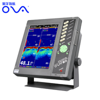 Sondeur de poissons haute puissance OVA LCD 10 pouces 1000W~5000W avec émetteur en direct Fournitures marines
