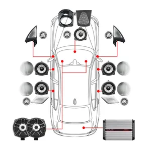 Cubiertas LED Luminosas de 11 Colores para <span class=keywords><strong>Altavoces</strong></span> G01 G02 X3 X4 OLIVER, Luces Ambientales de Audio Hi-Fi, Tweeter, Medios, Woofer, Bocina - Product Image 2