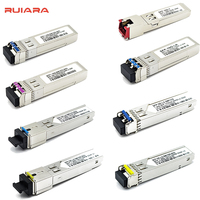 Transceiver SFP+ BiDi RUIARA 10G 20km 1330nm/1270nm Simplex LC DDM Module Optique Fibre Monomode Compatible avec les Principaux Commutateurs