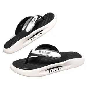 High quality fashion men slippers flip flops outdoor soft platform soles men Sandals slippers flip flops