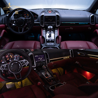 PINDUN 12V 18W Lumière ambiante LED pour Cayenne 958.1 958.2 2010-2017 Lampe d'ambiance intérieure de voiture