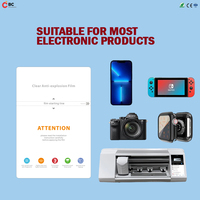 Film Hydrogel TPU Souple 120*180mm Anti-rayures Anti-espion HD Transparent/Mat/Anti-lumière Bleue/Protection de la Vie Privée Réparation par Compression pour Téléphone Portable