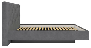 <span class=keywords><strong>Letto</strong></span> a piattaforma galleggiante imbottito di design italiano, <span class=keywords><strong>letto</strong></span> con contenitore pneumatico e <span class=keywords><strong>testiera</strong></span> trapuntata, fornitura affidabile all'ingrosso direttamente dalla fabbrica - Product Image 5