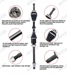 Eje de Transmisión Delantero Derecho Avitaer A1693705672 para <span class=keywords><strong>Mercedes</strong></span> <span class=keywords><strong>Clase</strong></span> <span class=keywords><strong>A</strong></span> <span class=keywords><strong>W169</strong></span> <span class=keywords><strong>Clase</strong></span> B W245 2004-2012 NUEVO - Product Image 5