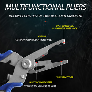 Kìm Câu Cá Bằng Thép Không Gỉ Kéo Cắt Dây Móc Loại Bỏ Dụng Cụ Câu Cá - Product Image 4