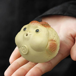 Chất lượng cao thân thiện với môi trà Pet Bong Bóng Cá đồ trang trí thủ công nhỏ cá Vàng nhựa điêu khắc - Product Image 2