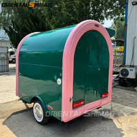 Chariot de restauration rapide standard américain, chariot de vente ambulante pour pizza, barbecue, hot-dogs et sandwichs