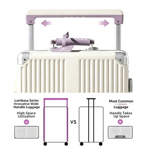 Business Hard Shell Carry-On Spinner Suitcase <b>with</b> 360 Degree <b>Wheels</b> TSA <b>Lock</b> Hard Handle Modern Design - Product Image 4