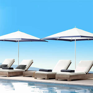 Coussin de chaise inclinable en teck massif au design moderne pour l'extérieur Fauteuil inclinable manuel écologique pour la cour, la piscine et la plage - Product Image 2