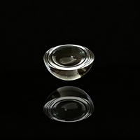 Lentille hémisphérique de haute précision en quartz BK7, lentille demi-dôme pour système de collimation optique