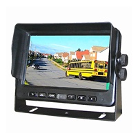 7 pouces TFT Lcd sécurité AHD voiture moniteur caméra 2CH Quad Split enregistreur système de vue arrière pour maïs combiner Bus camion tracteur