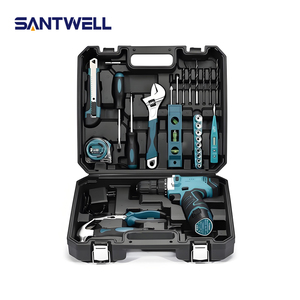 Ensemble <span class=keywords><strong>de</strong></span> perceuse électrique à main <span class=keywords><strong>de</strong></span> 19 à 160 pièces, boîte à outils, kit combiné multifonctionnel <span class=keywords><strong>pour</strong></span> <span class=keywords><strong>la</strong></span> maison, vente en gros - Product Image 3