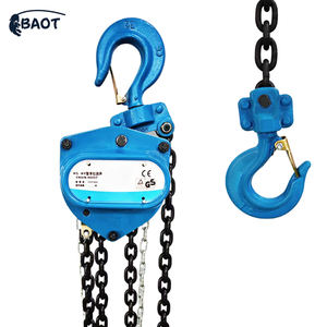 Baot CE personalizable VD 1T 2T 3t 5T 10T 3M 6m 9M 12m gancho totalmente forjado polipasto de cadena resistente - Product Image 3