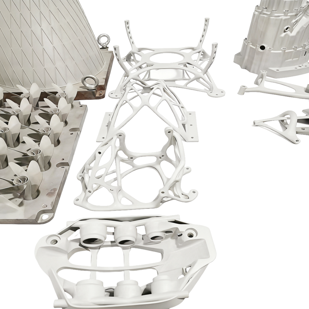 Custom Precious Metals 3D Printing Services MJF SLS SLM High Quality Rapid Prototyping with for Machining