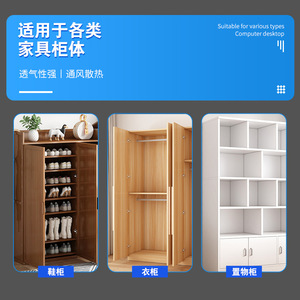 Cabinet Ventilation Cover 2mm Air Hole <b>Plastic</b> Breathable Mesh For <b>Wardrobe</b> Shoe Cabinet - Product Image 2