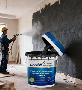 <span class=keywords><strong>Peinture</strong></span> acoustique insonorisante <span class=keywords><strong>anti</strong></span>-vibrations, revêtement liquide, émulsion acrylique pure pour la réduction du <span class=keywords><strong>bruit</strong></span> des sols, plafonds et murs des bâtiments - Product Image 3