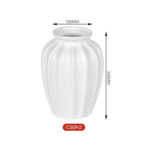 हॉट सेलिंग सरल डिजाइन घर की आपूर्ति आंतरिक सजावट के लिए फूलों की व्यवस्था कंटेनर प्लास्टिक फूल की व्यवस्था - Product Image 5