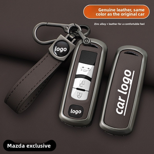 Funda protectora metálica para llave de auto Mazda 3 Axela, cubierta para llave de CX5, material de cuero CX4 - Product Image 5
