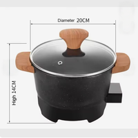 VENTE FLASH - Cuisinière multifonctionnelle - Marmite électrique compacte - Cuiseur vapeur avec grille et chaleur uniforme - Revêtement antiadhésif