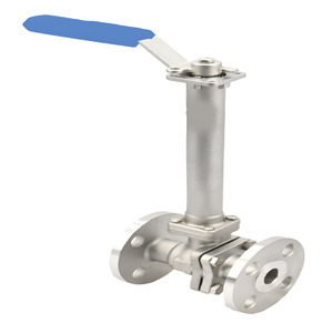 Venta al por mayor de válvulas de bola criogénicas de acero inoxidable C-Way con brida de 1 pulgada, accionamiento manual, para operaciones críticas de medios a alta temperatura, OEM - Product Image 1