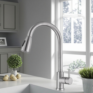 Современный кухонный смеситель с одной ручкой - Product Image 6