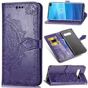 Étui de téléphone en cuir gaufré pour Samsung <span class=keywords><strong>Galaxy</strong></span> S25 Ultra S24 Plus 23 A60 A55 A50 A40 A35 A15 Mandala Flower Folio Flip Wallet - Product Image 3