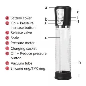 Pompa vakum elektrik USB Pria, alat terapi cair pembesar Pria 5 mode dapat diisi ulang - Product Image 3