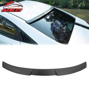 สปอยเลอร์หลังคาสไตล์ JDM สีดำด้าน สำหรับ Honda Civic Sedan ปี 2016-2021 - Product Image 1