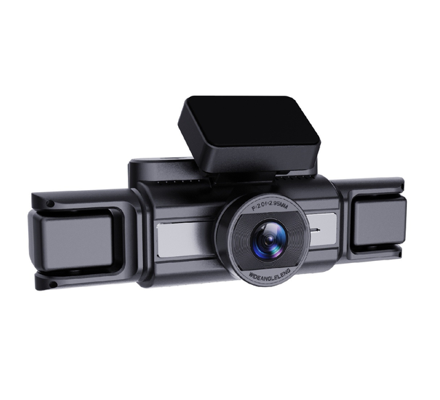 3.16 Inch WIFI 4K+1080P Dash Cam 4 Channel Right Left and Rear Dash Camera Light Night Vision for Off-Road Journey Recording